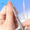 Профессиональные ножницы для кутикулы, эргономичные ножницы из нержавеющей стали, ультратонкие изогнутые лезвия, кусачки для кутикулы, инструмент для маникюра и педикюра