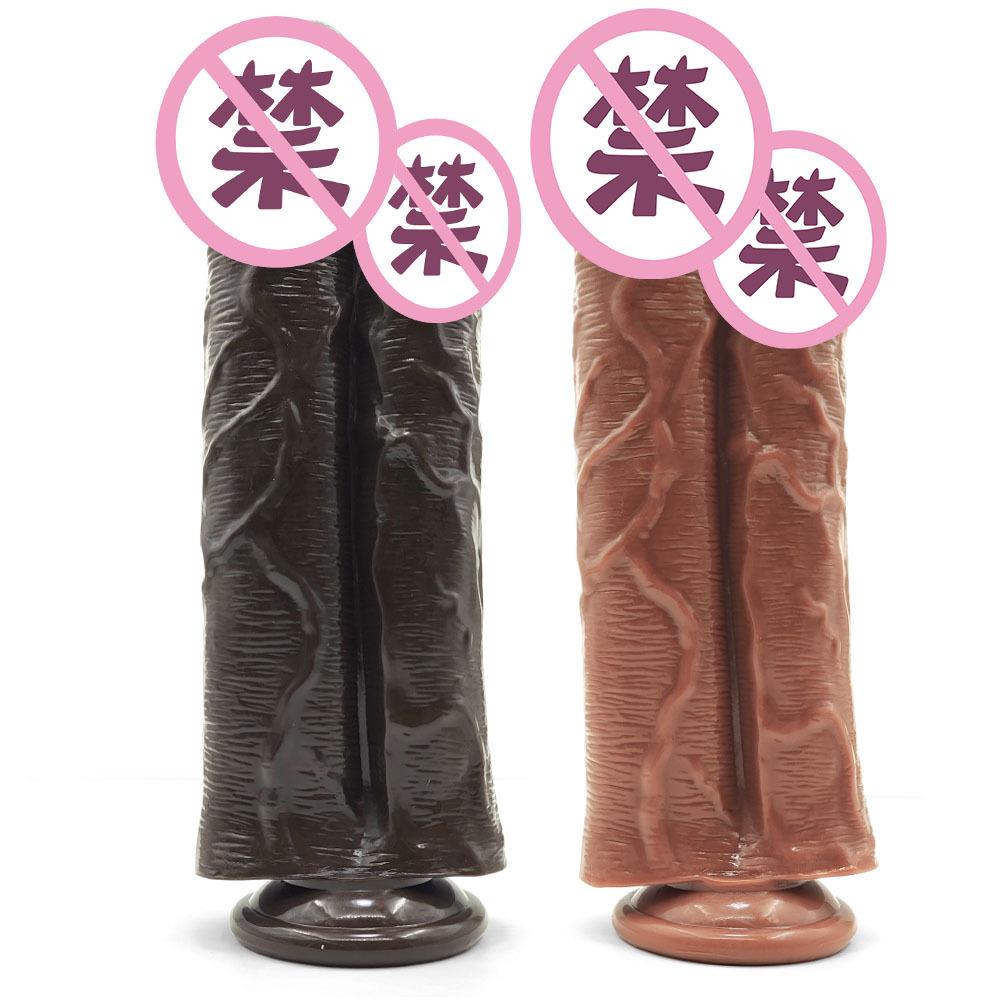 Female Lala Front, Yin, and Back Courtroom Dual headed dildo Anal Plug Training Masturbator Sexual Products Sexual Pleasure