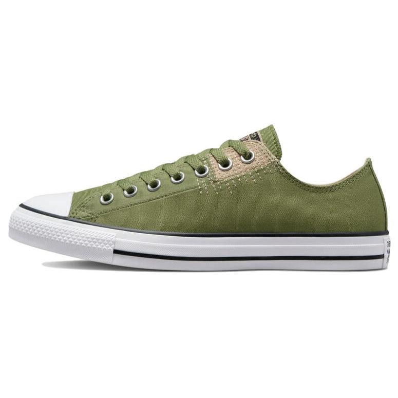 Converse Chuck Taylor All Star Прошитые Удобные Универсальные Низкие Кеды из Канваса Унисекс Зеленые A03421F