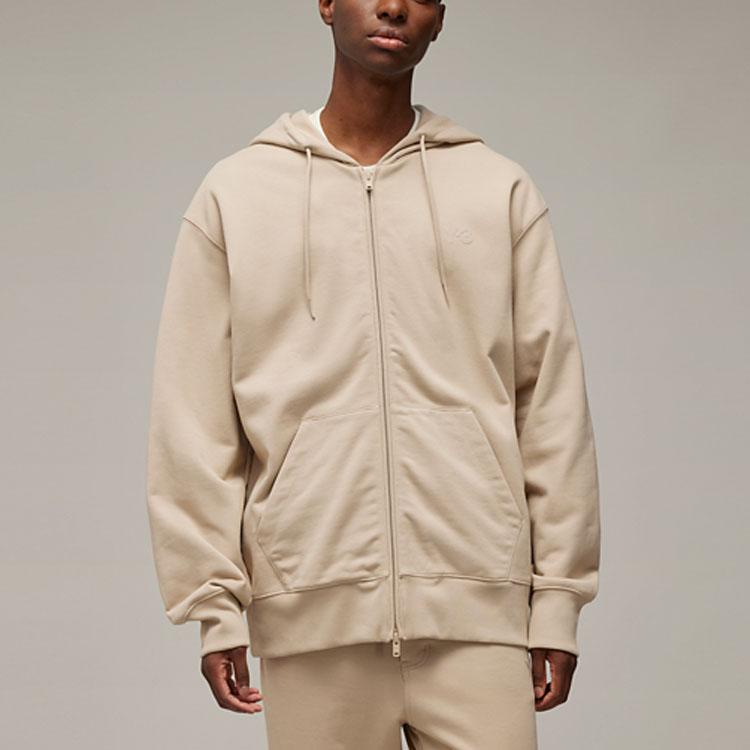 Y-3 logo-print zip-up hoodie IV5618-