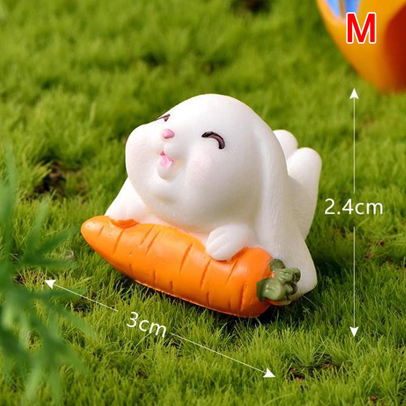 Фигурка Кролика Микро Пейзаж Diy Домашний Декор Миниатюрный Фея Декор Сада