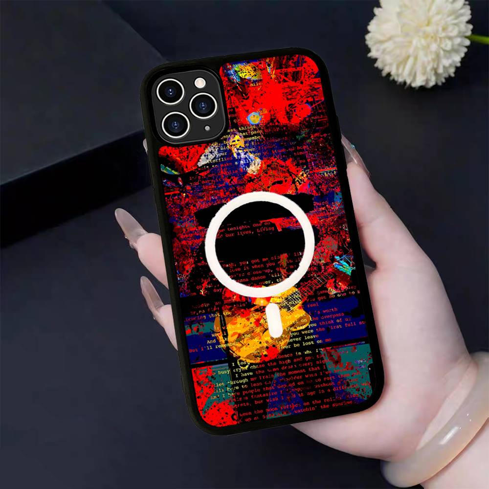 E-Эд Ширан Для Magsafe Магнитный Чехол для Телефона Беспроводной PC+TPU Для IPhone 11 12 13 14 15 16 17 Pro Max Plus
