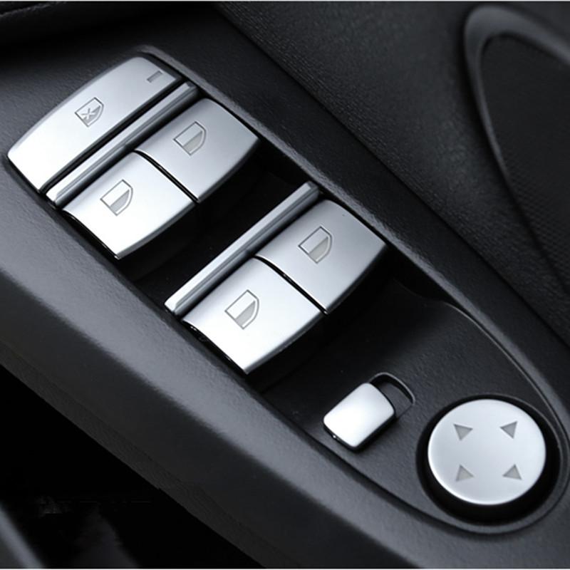 Хромированная дверь, окно, стекло, кнопка переключателя, крышка, накладка, наклейка для BMW 3/4/5 серии F10 F11 F30 F31 F34 F36 автомобиля