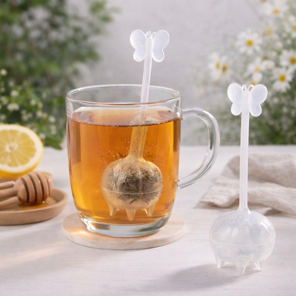 Food Grade Lemon Tea Maker Plastic Tea Infuser Stirring Tool Tea Strainer Home Office