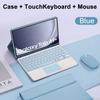 Keyboard Case for Galaxy Tab A9 Plus 11 Inch, Detachable Bluetooth Keyboard Cover for Samsung Tab A9 Plus SM-X210N/X216B Leather Case