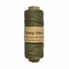 Пеньковый шпагат 1мм 50г 62м рулон [HEMP SHOW] (Конопля100%) (По-настоящему Оливковый) [Элемент]