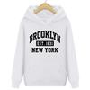 Brooklyn Letter Print Hoodie Unisex Fashion Coat Brooklyn Hoodies Child Tracksuit Kid Hip Hop Girl Hoodie Women Sweatshirt New York