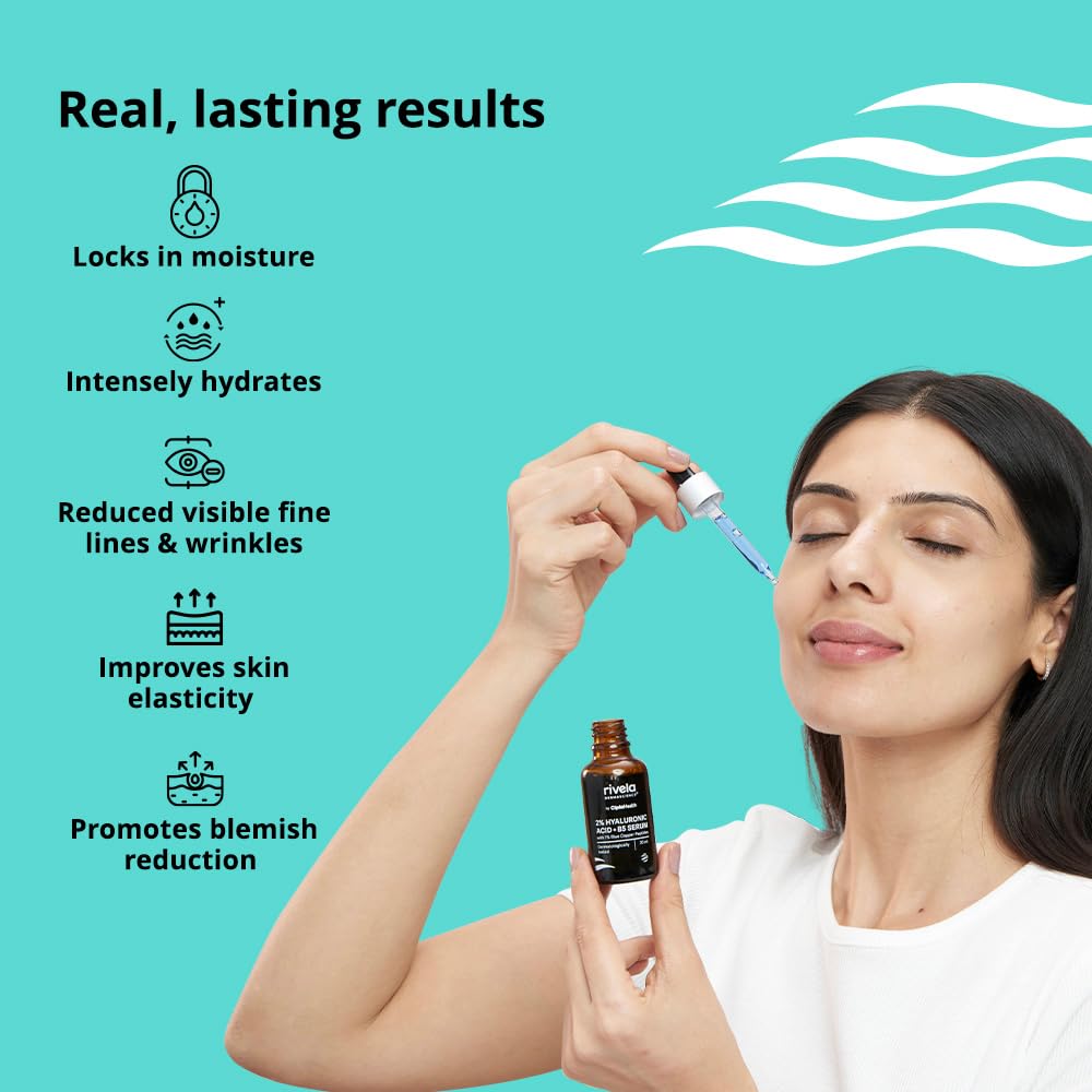 Rivela Dermascience Сыворотка с 2% гиалуроновой кислотой + B5 30 мл Для увлажненной, гладкой и сияющей кожи