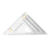 Steel Triangular Ruler Precisions Layout Guide Construction Worker Square for Accurate Measurement & Marking In Construct