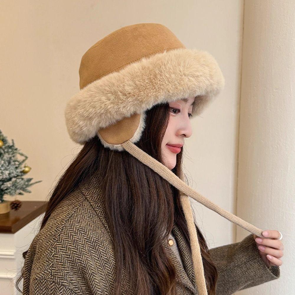 Thick Winter Cap Warm Ski Russian Cap Outdoors Earflap Bonnet for Men Women
