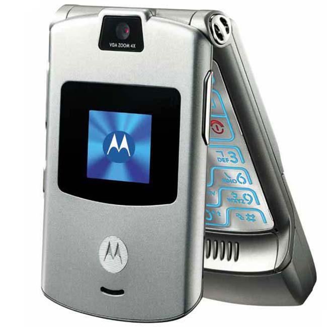 Оригинальный восстановленный мобильный телефон Motorola Razr V3
