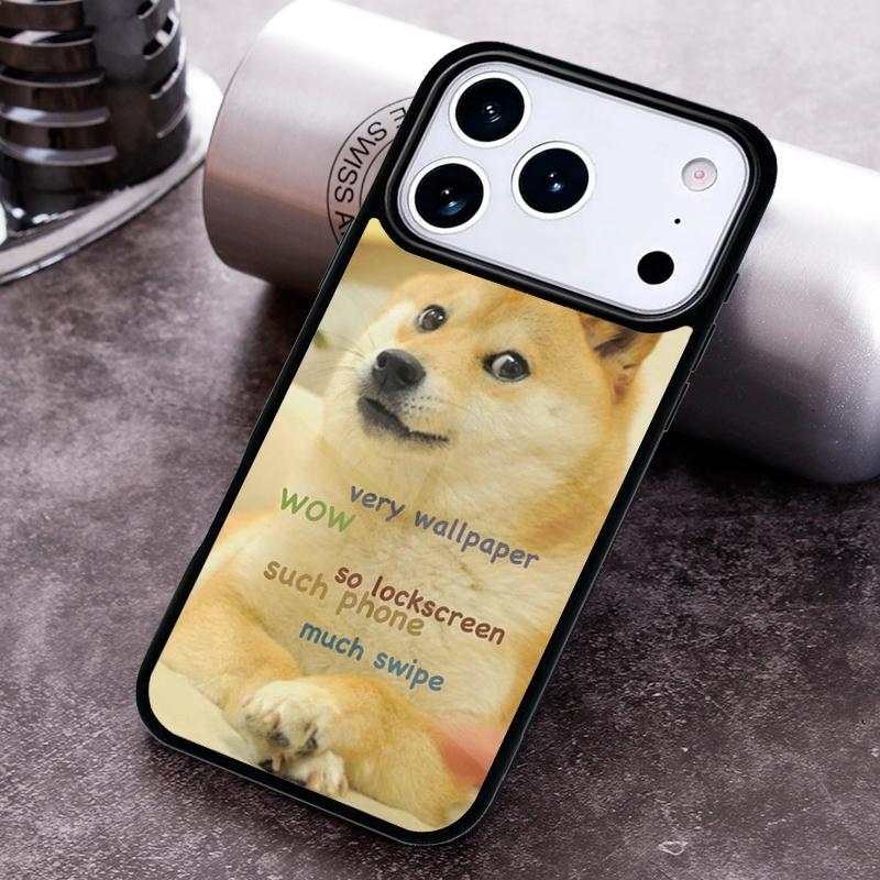 Чехол для телефона с мемом Доге Кабосу для iPhone 17 16 15 14 13 12 11 Pro Max Plus 17Air Мягкий силиконовый чехол
