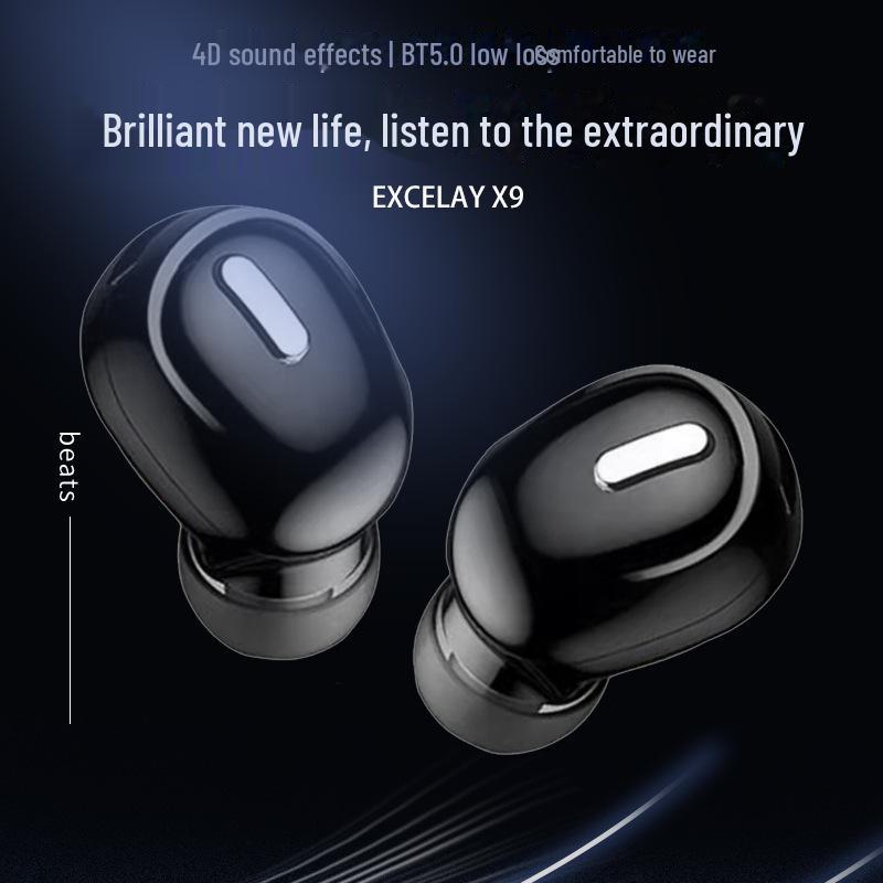 X9 Mini Bluetooth-гарнитура с одним наушником-вкладышем