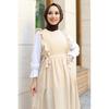 Frilly Laced Hijab Dress Casual Confort Gilet