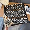 Модный универсальный двухсторонний шарф из искусственного кашемира контрастных цветов, зимняя высококачественная теплая шаль для женщин