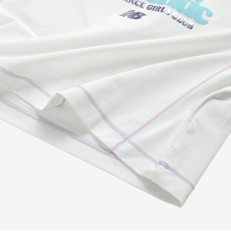 New Balance Half Club  Kids Girls  Raglan Color Crop Tee Nk9ee2802g 70 Short Sleeve Tee