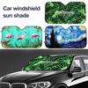Universal Fit Car Sunshade Front Gear UV Sun Heat Reflector Five-layer Thick Aluminum Foil Summer Cartoon Glass Cover