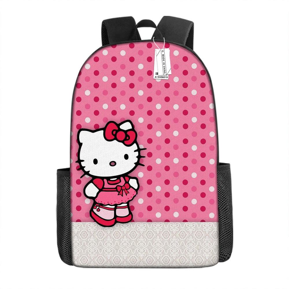 Мультяшный рюкзак Hello Kitty Школьная сумка Ello Kitty Рюкзак с цифровой печатью
