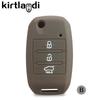 Силиконовый чехол для ключа, держатель, брелок для Kia Rio GTLine X-line Sorento Optima 3 Cerato K4 Sportage Ceed KX K4 K5 Sorento Prime 3