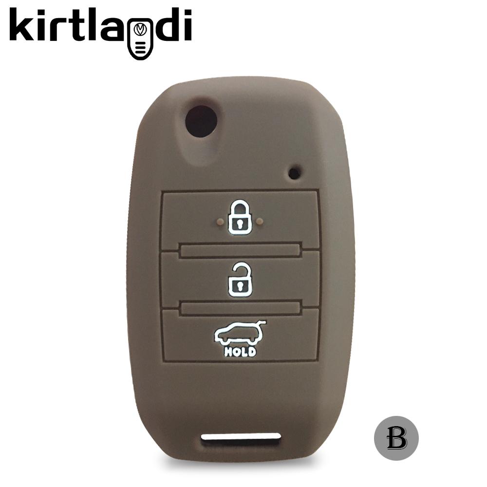 Силиконовый чехол для ключа, держатель, брелок для Kia Rio GTLine X-line Sorento Optima 3 Cerato K4 Sportage Ceed KX K4 K5 Sorento Prime 3