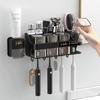 Bathroom Accessories Organizer Toothbrush Holder Automatic Toothpaste Dispenser Holder Teethbrush Wall Mount Rack Tools Set