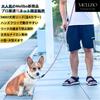 Наплечная собачья шлейка Mellbo для и Средний светоотражающий поводок, Поводок, Выдвижной, Маленьких, Средних, Собак, Материал, 6-в-1 Многофункциональный, 2,6 м, Серый, 1,0 см