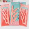 3/4pcs Eyebrow Trimmer Eye Brow Razor Body Face Hair Removal Shaver for Women Eyebrow Blades Scissor Profiler Beauty Makeup Tool