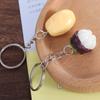 Potato Mangosteen Model Pendant Mangosteen Food Keychain Simulation Potato Keychain  Earphone Case