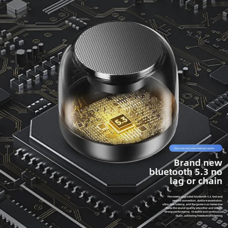 Bluetooth Мини-динамик с RGB-подсветкой: Портативное, наружное и настольное использование, громкий звук, идеальный подарок