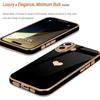 Защитный чехол - E.F.Connection - для iPhone 17 - Силиконовое Сердце Противоударный Черный 2 Закаленных Стекла