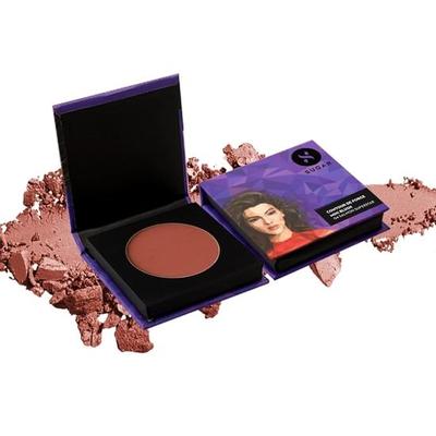 Косметика Contour De Force Mini Blush для лица | Гладкая текстура | Матовая и легко растушевывается | Не содержит парабенов и не тестируется на животных | 4 г | Salmon Superstar