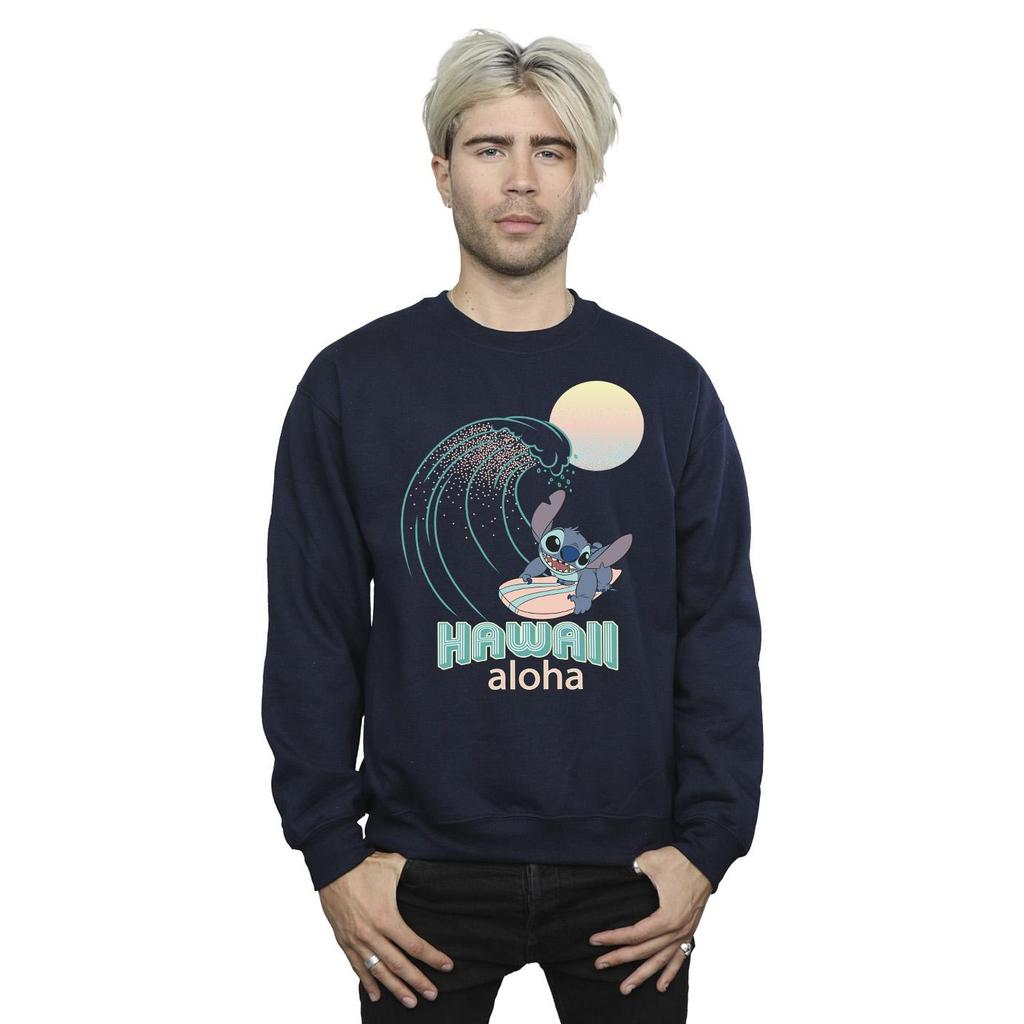 Disney Mens Lilo And Stitch Hawaii Sweatshirt