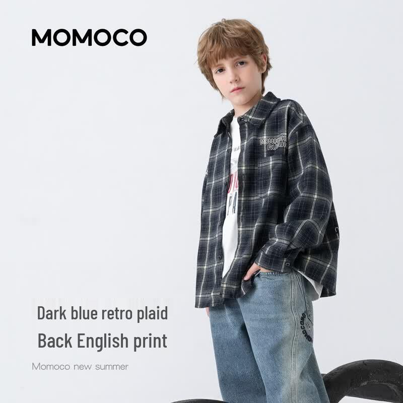 Клетчатая рубашка для подростков MOMOCO
