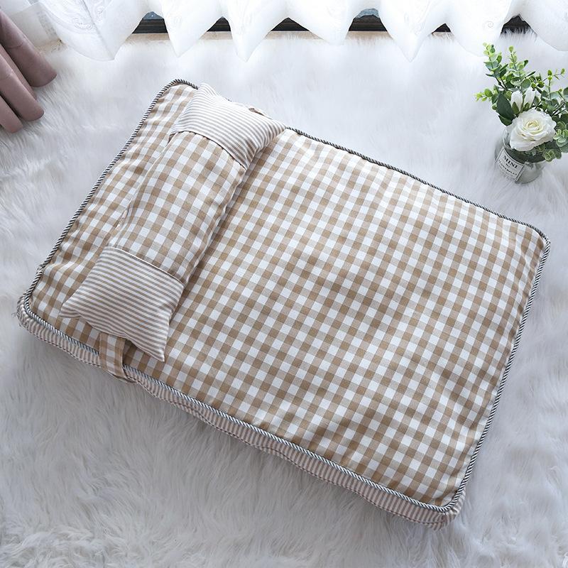 Всесезонный коврик для домашних животных, полностью съемный и моющийся, летний матрас для собак, матрас для будки, спальный коврик, корейское гнездо для кошек