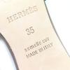 Great HERMES Mule Oazis sandals H logo leather leather Women 35 151215Z Used
