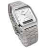 CASIO Quartz Watch Vintage Series Unisex Dual Time Silver Overseas Model [Casio] Analog-Digital AQ-230A-7AMQY