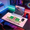 Custom Name Personalized Alpha Kappa Alpha Pattern Mousepad, Laptop PC Desk Mat, Decorative Desk Mat for Home Keyboard Pad Gift