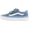 Old Skool V Classics Comfortable Versatile Low Top Kids Skate Shoes Kids Sneaker Gray Blue VN000CYACFL