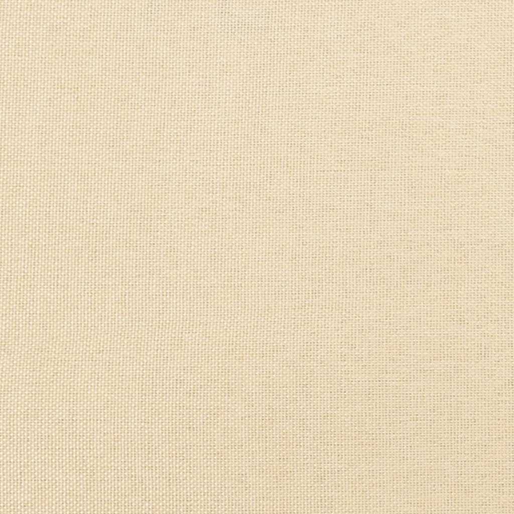 Recliner Chair with Ottoman Cream Fabric