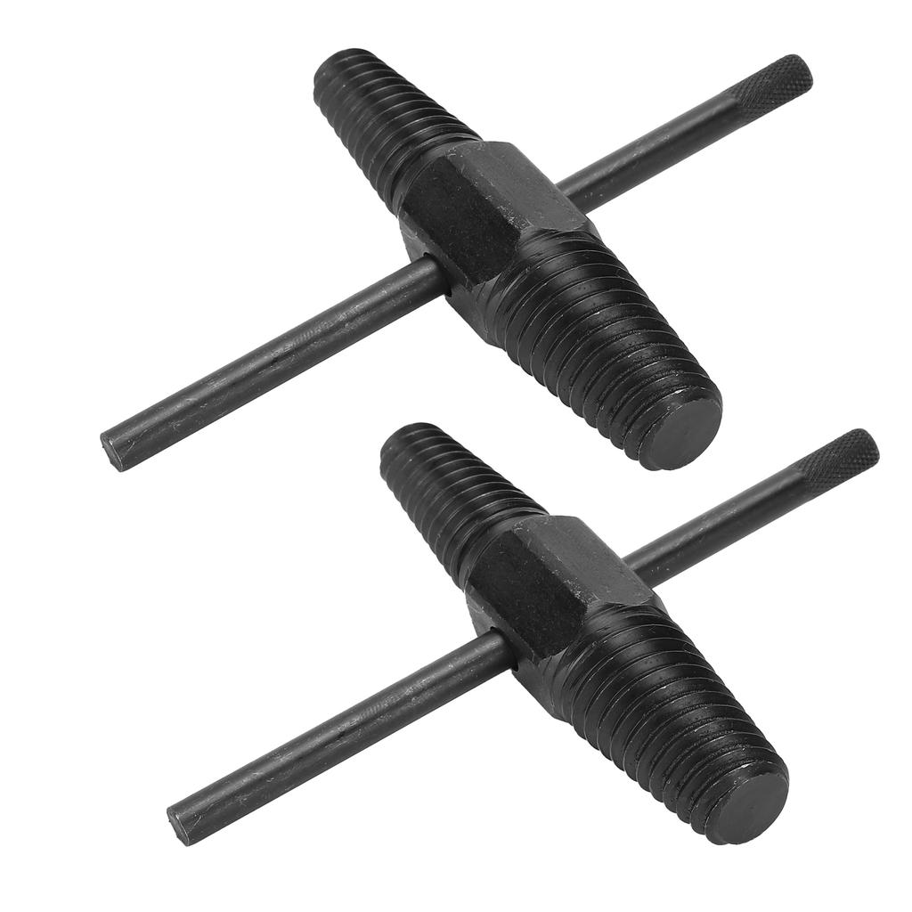 2 Set Screw Extractor DoubleEnd Fine Tooth Thread Bolt Remover for G12in G34in Water Pipe