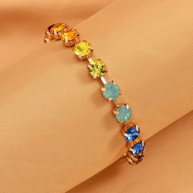 Модный геометрический цветной браслет для женщин