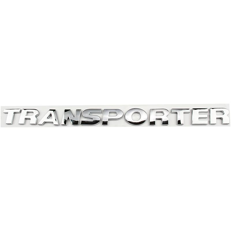 AABIN1 Car ABS Trunk Letters Words Logo Badge Emblem Decals Sticker For Volkswagen VW TRANSPORTER T4 T5 T6 T7 T8 Styling Accessories