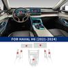 Для Haval H6 3-го поколения -2024 Автомобильная центральная консоль Навигационная панель приборов Панель двери рычага переключения передач и окна Внутренняя пленка ТПУ Прозрачная LHD