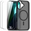 Protective Case - BOOLING - for iPhone 16 - Shockproof - Translucent - Wireless Charging