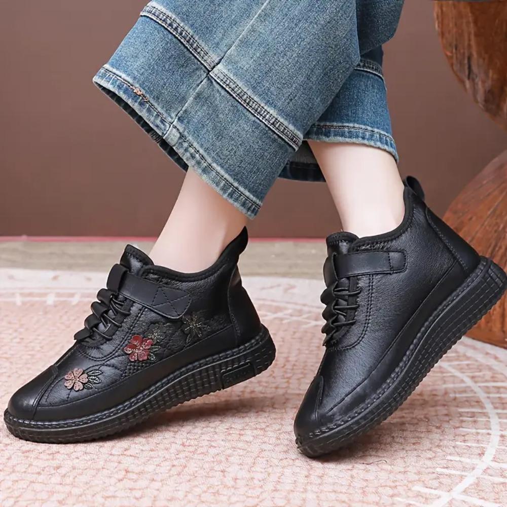 Хлопковые ботинки Женские зимние теплые женские туфли Легкие зимние хлопковые туфли Женские плоские мягкие хлопковые туфли Женская обувь