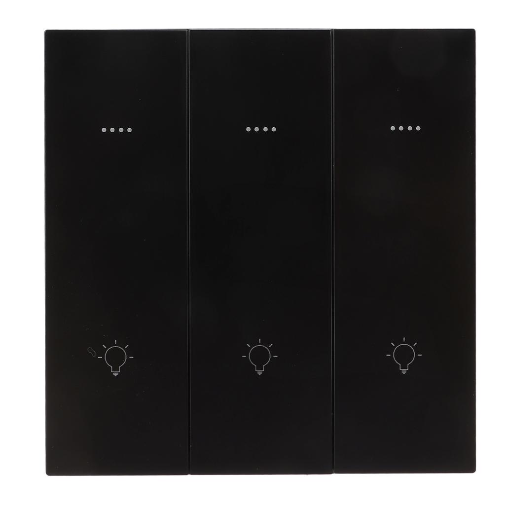 Умный выключатель света для беспроводного голосового управления по протоколу ZigBee, 3 открытых элемента управления, интеллектуальное количество