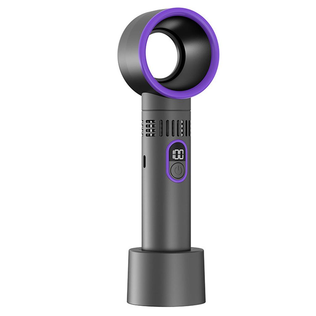 Bladeless Handheld Fan With Digital Display Digital Display Personal-Cooling Device For Adult Kids