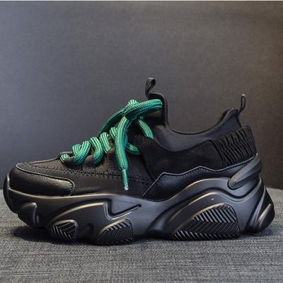 Туфли на платформе женские кроссовки новые толстые подошвы дышащие спортивные повседневные туфли роскошные дизайнерские туфли для женщин Zapatillas De Mujer