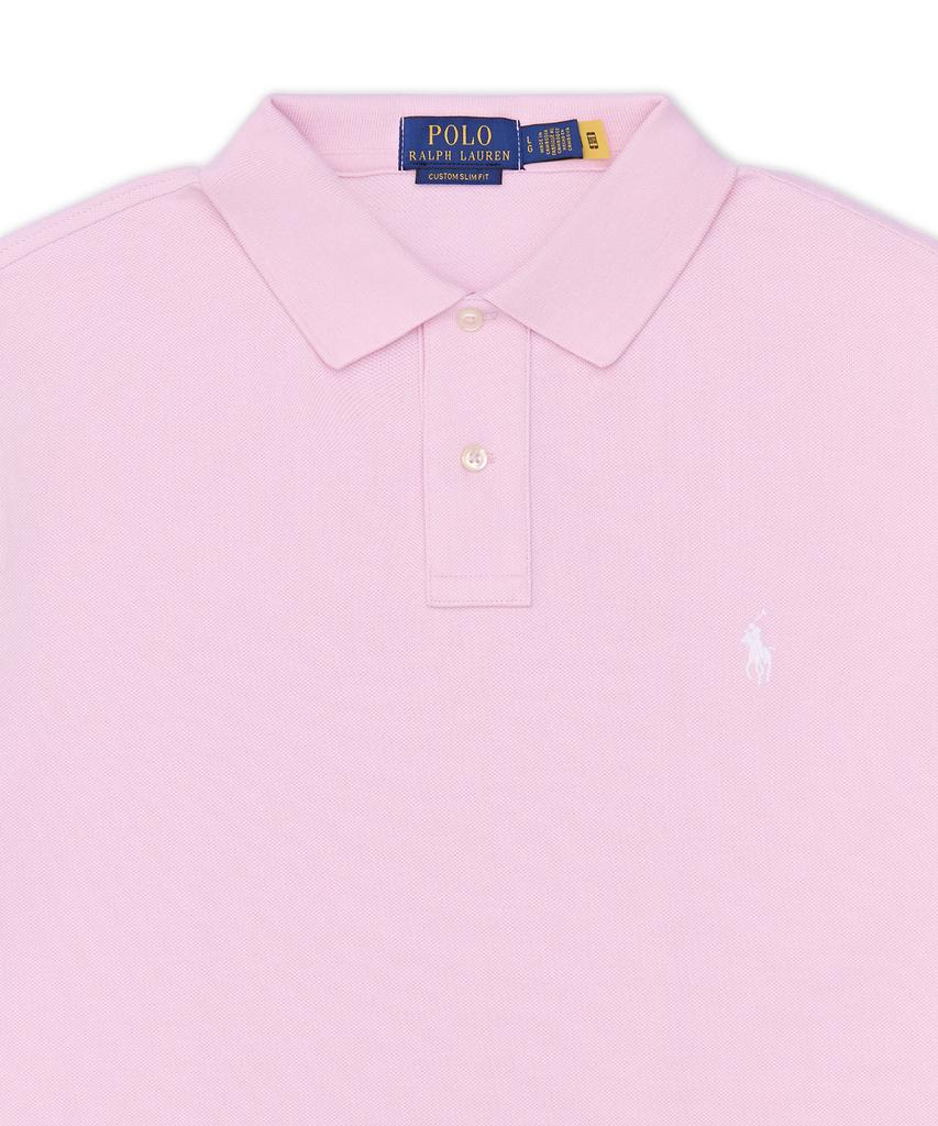 POLO RALPH LAUREN Custom Slim Fit Mesh Polo Shirt - Pink