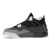 Кроссовки Air Jordan 4 Retro PS Fear 2024 Kids черные белые антрацитовые FV4537-002